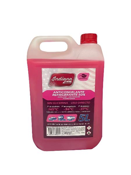 ANTICONGELANTE ORGANICO 100% LL G12+ 5L VW (ROSA)