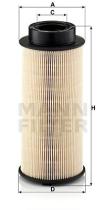 FILTRO COMBUSTIBLE SCANIA P-G-R-T PU9411X MANN FILTER MANCOM2059