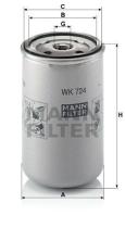 FILTRO COMBUSTIBLE IVECO EUROCARGO WK724 MANN FILTER MANCOM2117