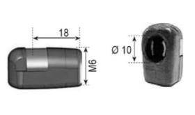 ROTULA PLASTICO(CABEZA 10)L18G M6 MONTCADA MONBTD2000