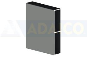 BARRA PERFIL ALUMINIO 3,25 M.X25X12 ADAIC ADACOR2005