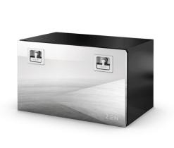 CAJA METALICA PLATEADA CROMADA DE 324LTS DAKEN DAKCAJ2012