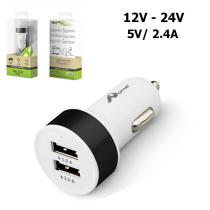 Adaptador doble usb de mechero 12/24v 2.4amp COVALPETROL COVCAR2004