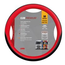 Funda volante negro con rojo 44/46 cm LAMPA LAMACC2035