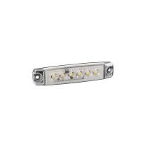 LUZ LATERAL DE 6 LED 12/24 V - BLANCA LAMPA LAMPER2014