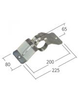 SOPORTE FIJO DE ACERO PARA ALETA TERMOPLASTICA GENERICO LOCSOP2004