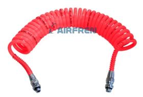 Manguera espiral freno 6,5m roja AIRFREN AIRESP2001