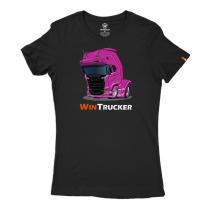 CAMISETA CARTOON SCANIA ROSA M - MUJER WINTRUCKER WINROP2034