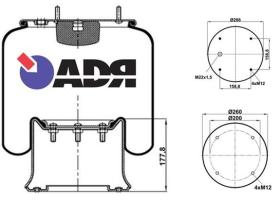 FUELLE DE SUSPENSION ADR ADRSUS2025