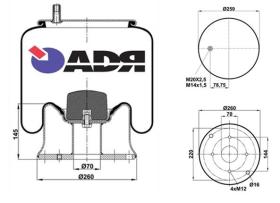 FUELLE DE SUSPENSION ADR ADRSUS2029