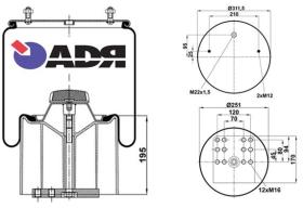 FUELLE DE SUSPENSION ADR ADRSUS2030