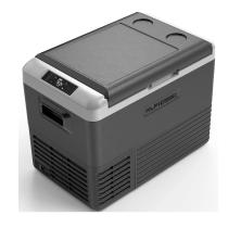 NEVERA NEGRA DE 40 LTS, 12/24 VOLTS DE 65X38X43CM ALPICOOL ALPNEV2005