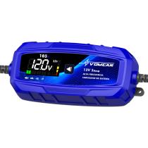 CARGADOR MANTENEDOR DE BATERIA 12V / 5A HRS VOMCAR VOMPCB2000