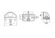 LUZ DE MATRICULA 12/24 V, BOMBILLA R10W, CONECTOR CASQUILLO VIGNAL VIGPER2012