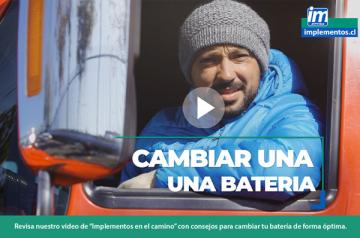 Implementos en el Camino | Cambiar una batería