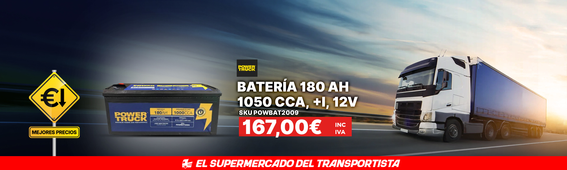 Batería 180 ah